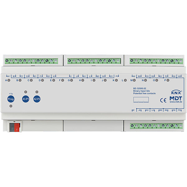 MDT technologies Binäreingang 32-fach 12TE REG, potentialfrei BE-32000.02